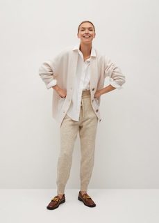 Трикотажный кардиган с пуговицами - Taldora Mango