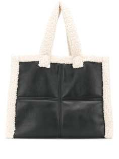 STAND STUDIO сумка-шопер с искусственным мехом