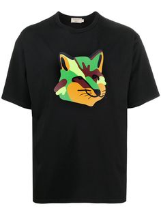 Maison Kitsuné футболка с логотипом