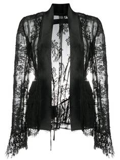 Marc Le Bihan sheer lace cardigan