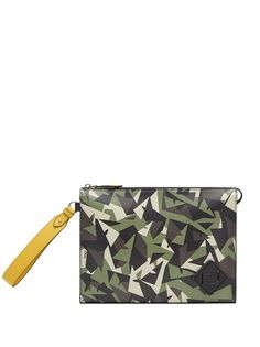 Fendi клатч с камуфляжным принтом