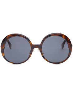 Fendi солнцезащитные очки Promeneye в круглой оправе