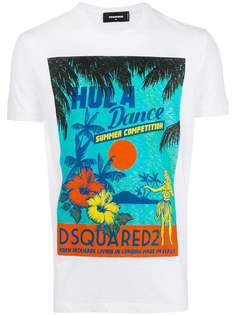 Dsquared2 футболка с принтом Hula Dance