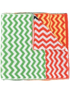 Missoni шарф с узором зигзаг в стиле колор-блок