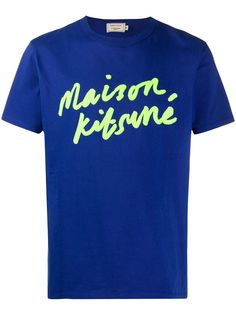 Maison Kitsuné футболка с логотипом
