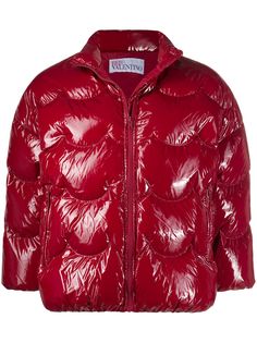 RedValentino лакированная куртка-пуховик