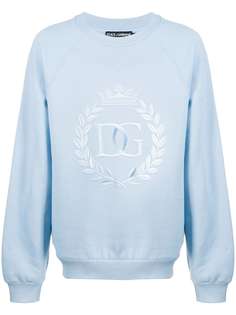 Dolce & Gabbana толстовка с вышитым логотипом