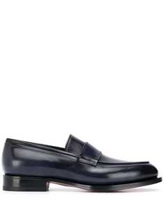 Santoni лоферы без застежки