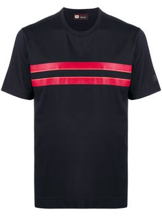 Ermenegildo Zegna полосатая футболка с короткими рукавами