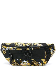 Versace Jeans Couture поясная сумка с принтом Baroque