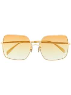 Celine Eyewear солнцезащитные очки в массивной оправе