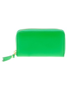 Comme Des Garçons Wallet Colour Plain zip fastening wallet