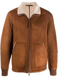 Ermenegildo Zegna куртка с подкладкой из овчины