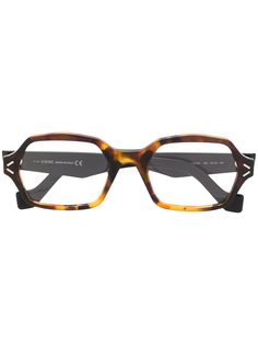 Loewe очки в восьмиугольной оправе черепаховой расцветки
