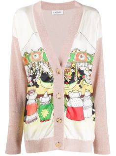 LANVIN кардиган с принтом
