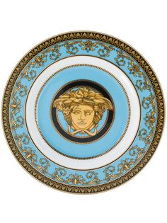 Versace Home керамическая тарелка с принтом Medusa