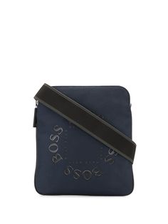 BOSS сумка-мессенджер с тисненым логотипом