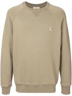 Maison Kitsuné толстовка с вышитым логотипом