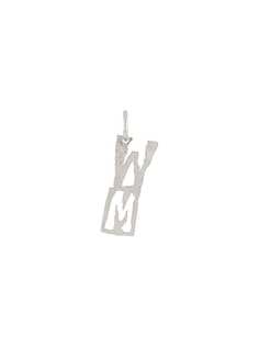 Acne Studios W-pendant single earring
