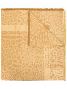 Dolce & Gabbana leopard print scarf