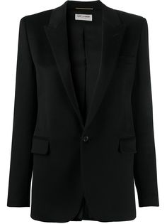 Saint Laurent блейзер с заостренными лацканами