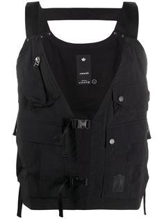 Maharishi multi-pocket buckled vest
