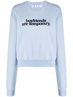 Off-White толстовка с надписью