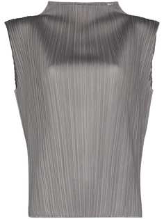 Pleats Please Issey Miyake плиссированный топ