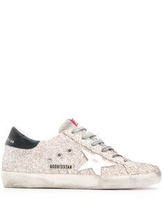 Golden Goose кеды Superstar с блестками