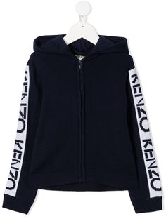 Kenzo Kids толстовка с капюшоном и логотипом