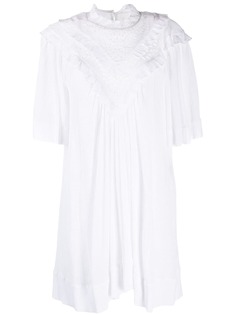Isabel Marant Étoile платье прямого кроя с перфорацией