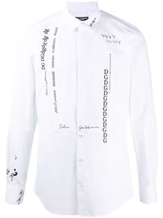 Dolce & Gabbana рубашка с логотипом