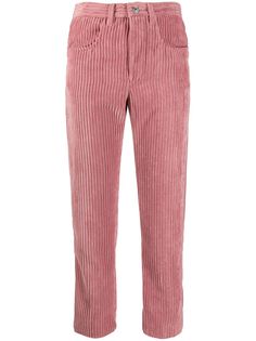 Isabel Marant Étoile укороченные вельветовые брюки