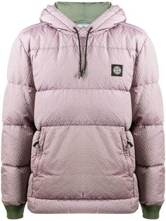 Stone Island куртка с кулиской и логотипом