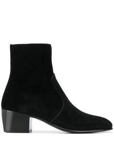 Saint Laurent ботильоны на каблуке