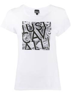 Just Cavalli футболка с графичным принтом и круглым вырезом