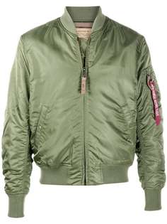 Alpha Industries бомбер MA-1 с отделкой в рубчик