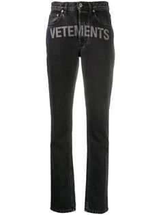 Vetements брюки кроя слим