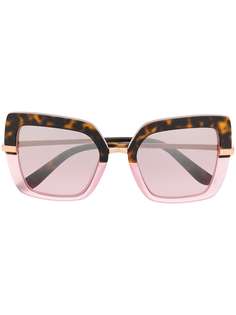Dolce & Gabbana Eyewear солнцезащитные очки в квадратной оправе