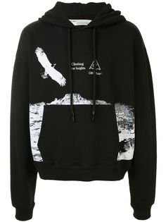 Off-White худи с принтом