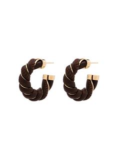 Bottega Veneta витые серьги-кольца
