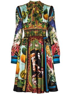Dolce & Gabbana платье с принтом