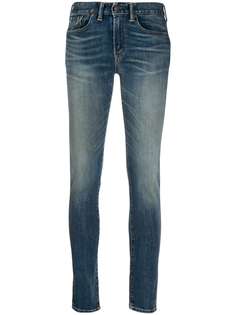 Ralph Lauren stonewashed mid-rise skinny jeans