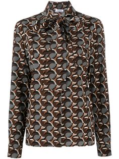 P.A.R.O.S.H. рубашка с геометричным принтом