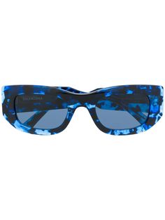 Balenciaga Eyewear солнцезащитные очки Blow в прямоугольной оправе