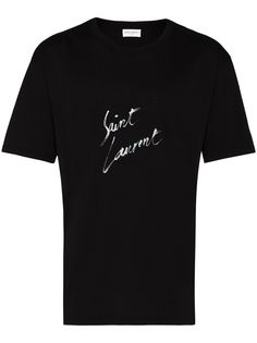 Saint Laurent футболка с логотипом