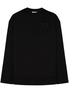 Y-3 толстовка оверсайз с логотипом