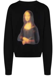 Off-White толстовка с принтом Monalisa
