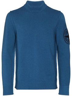 Stone Island базовый свитер