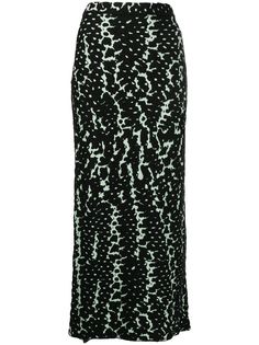 Christian Wijnants snake-intarsia skirt